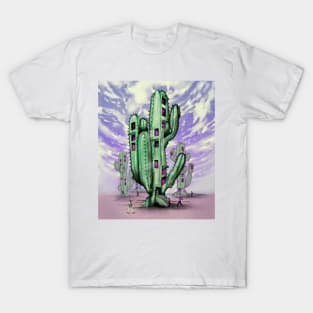 Building cactus in the city T-Shirt